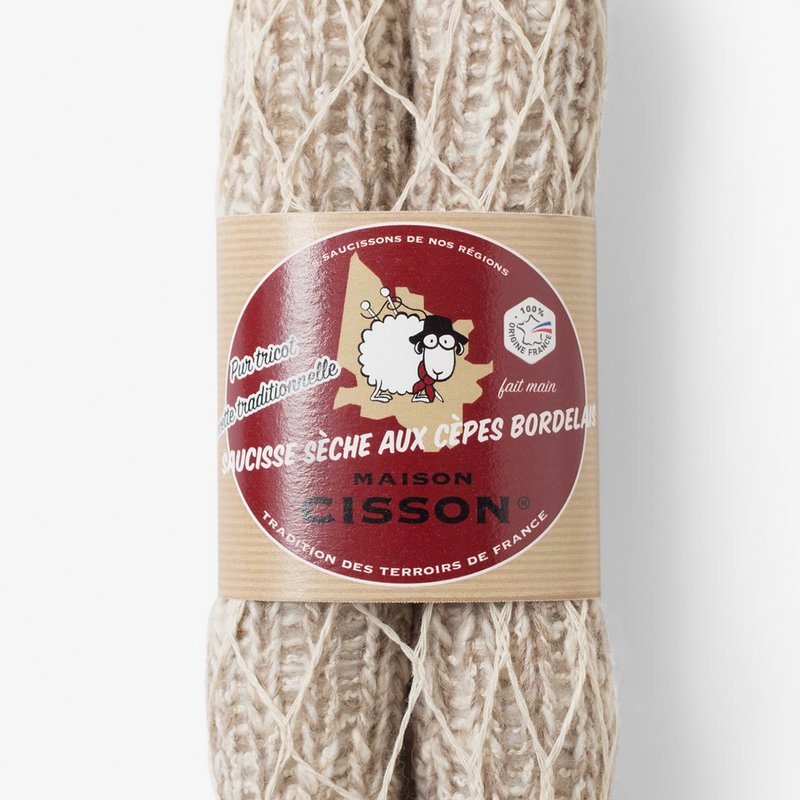 "Salsiccia secca con funghi porcini bordolesi"