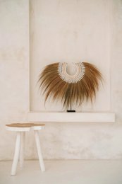 The Organic Side Table - Natural White