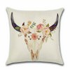 Cushion cover Skull - FLower