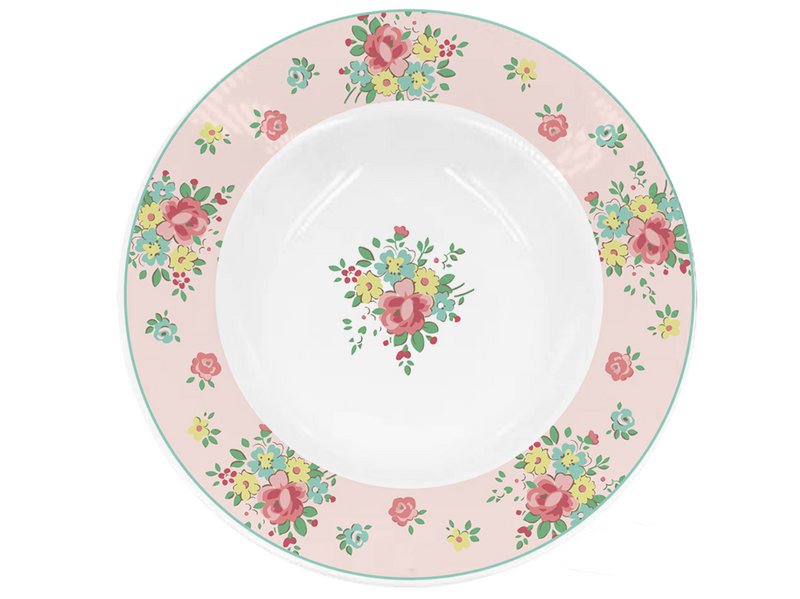 Porcelænssuppetallerken Abby 22 cm Isabelle Rose