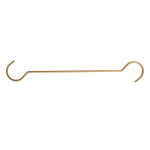 Hook 50x6x1 cm Gold-colored Metal