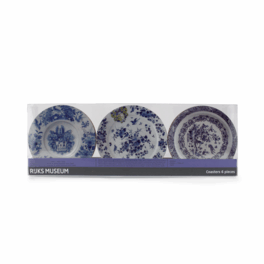 Coasters, Delft Blue Plates,  Rijksmuseum