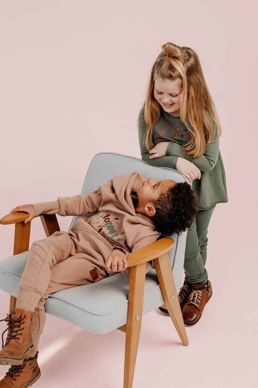 Kids RIB Bukser khaki