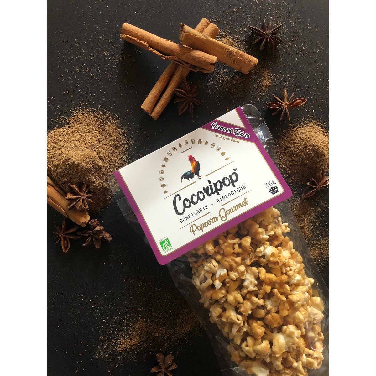 Popcorn Gourmet Caramel Epices