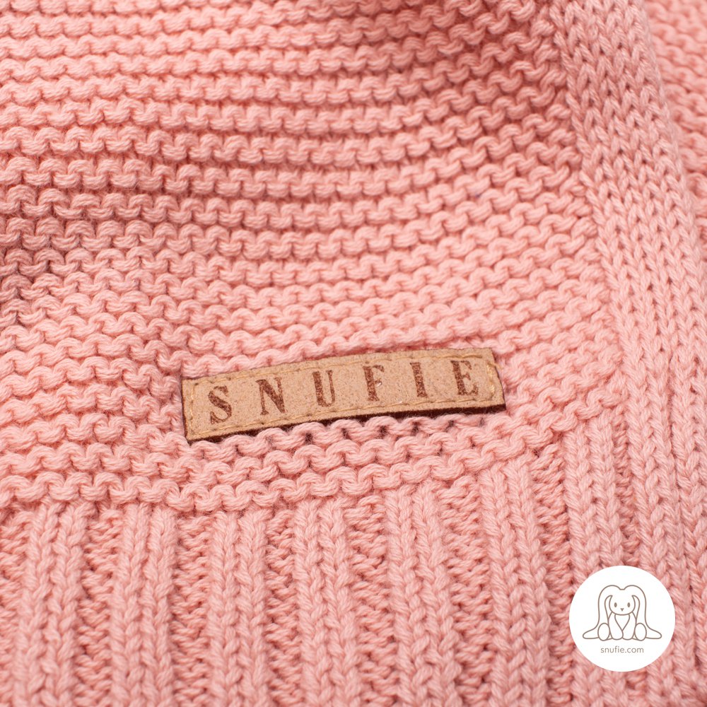 Coperta per bambini | Lavorato a maglia | Rosa