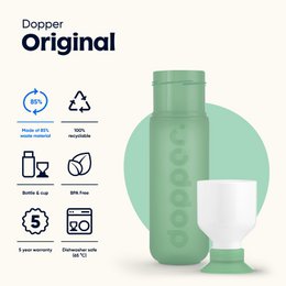 Dopper Original Genanvendelig Vandflaske Moody Mint 450ml