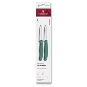 Victorinox Paring knife 2pcs green pointed 8cm
