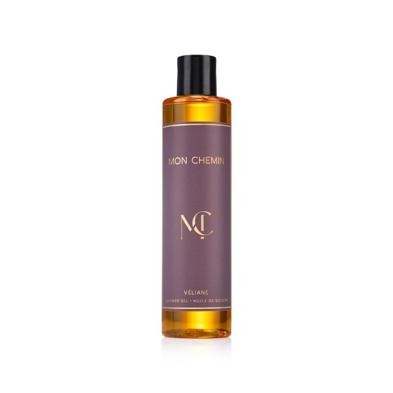 Mon Chemin® Pflegendes Duschöl | Veliane | Blumig und elegant | Mit 7 wertvollen Ölen