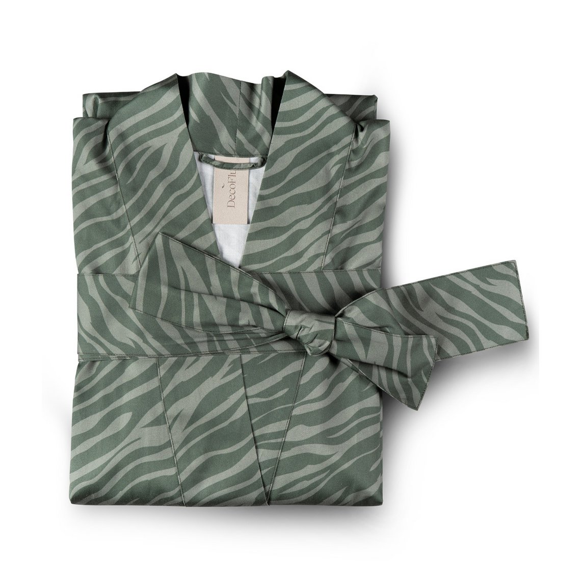 Bathrobe Kimono Zebra Moss