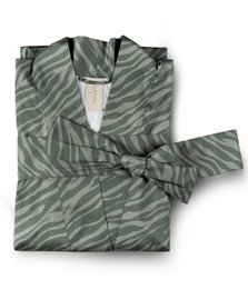 Bathrobe Kimono Zebra Moss