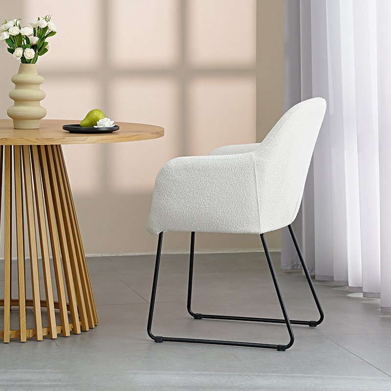 Neve eetstoelen [set van 2] [boucle]
