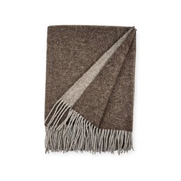 2 -seitige Plaids - 80% Merinowolle - extra weiche - lebendige Farben
