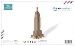 Construction kit 3D Puzzle Empire State Building - wood