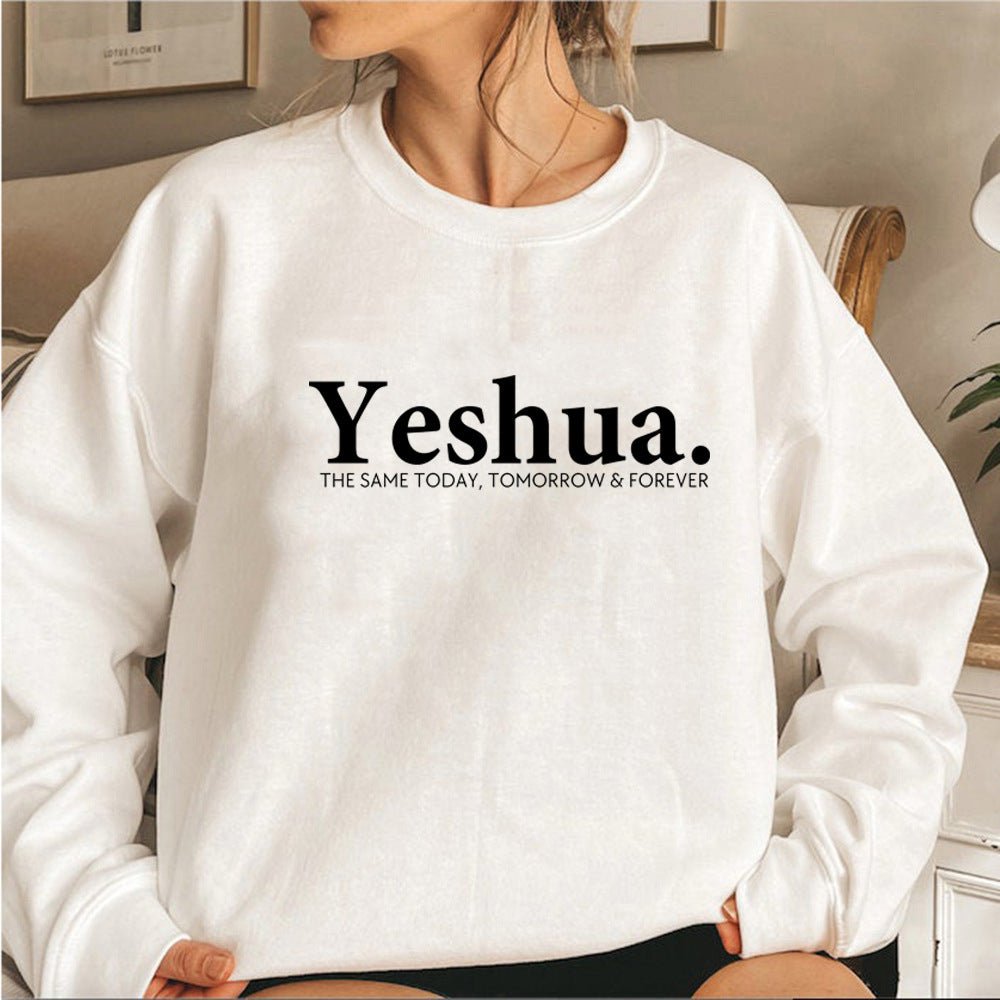 Vintage Yeshua Christian Sweatshirt Christelijke kleding Geloof