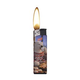 PROF Fix Flame Electronic Lighter Polar Bear Pattern