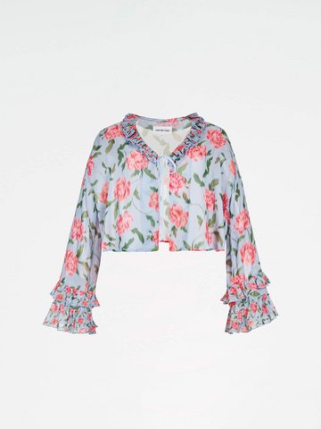 Floralis Floral Print Top