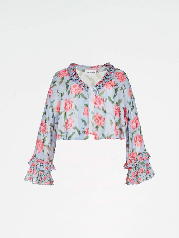 Floralis Floral Print Top