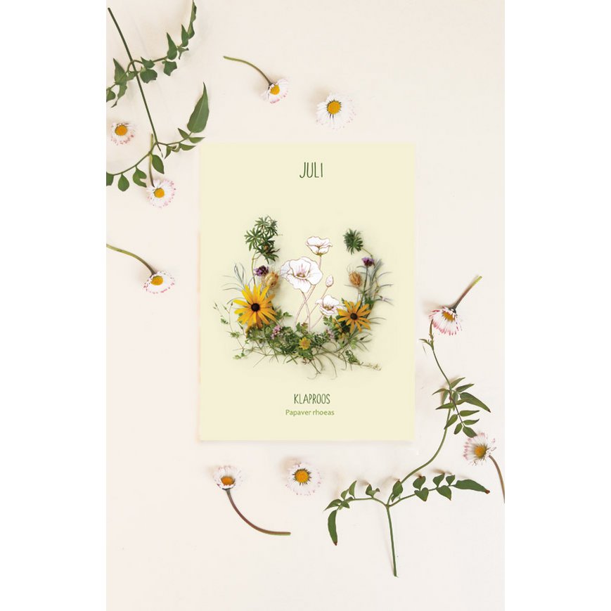 Map monthly flower July