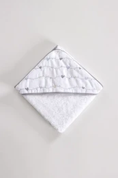 Waves of Hearts Rightoided Baby Towel 0740s