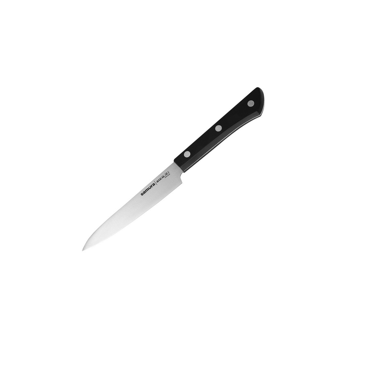 Samura Harakiri Knife Set, 3 pcs, Paring, Utility & Chef's Knives, Black Handle