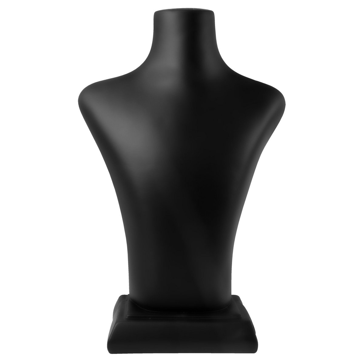 Biust plastikowy, 27,5 cm x 18 cm x 10 cm, kolor czarny