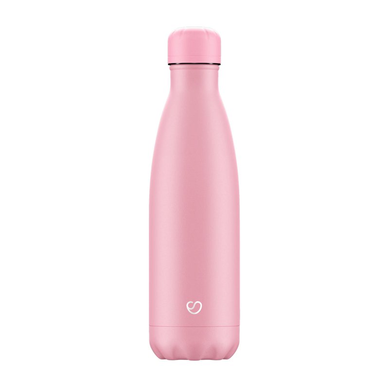 Slokky Pastel Pink Bottle & Lid - 500ml