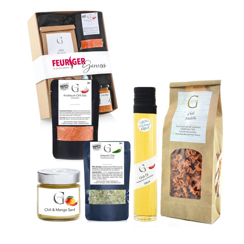 Feuriger Genuss - Geschenkset