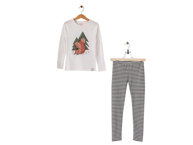 Unisex children's pajamas Forest