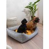 SoftColor Hunde- und Katzenbett - hellgrau/mehrfarbig