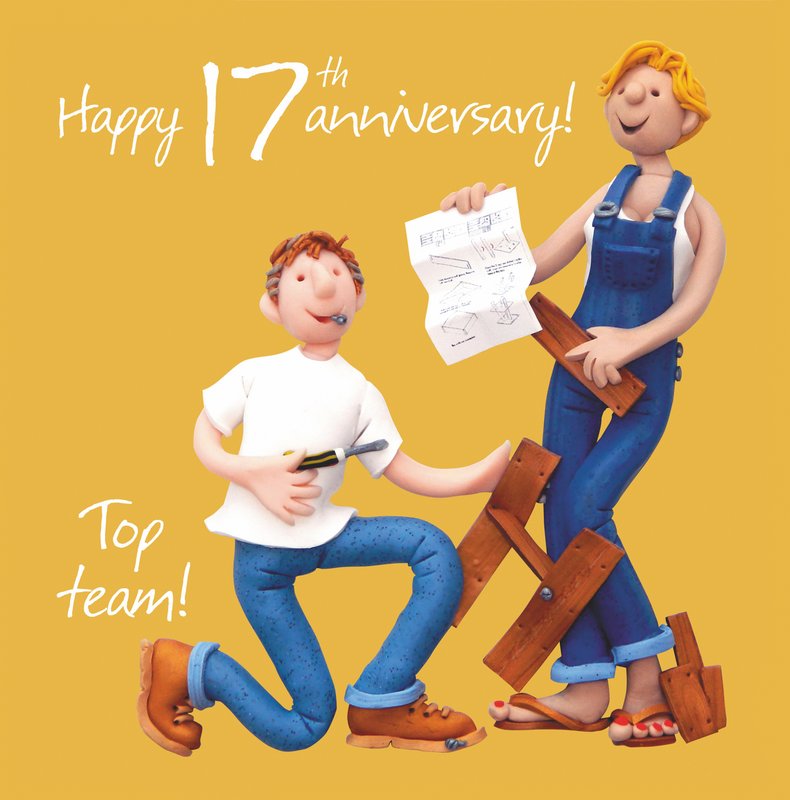 PSA10 Happy 17th Anniversary !! [祭] PR 17th Wedding Anniversary card Online Wholesale | Orderchamp