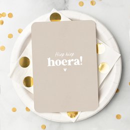 Kaart | Hiep hiep hoera