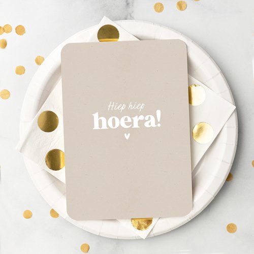 Kaart | Hiep hiep hoera