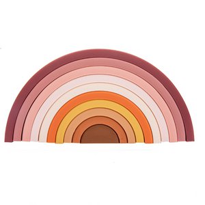 Silicone rainbow puzzle 10 pieces OK 8266