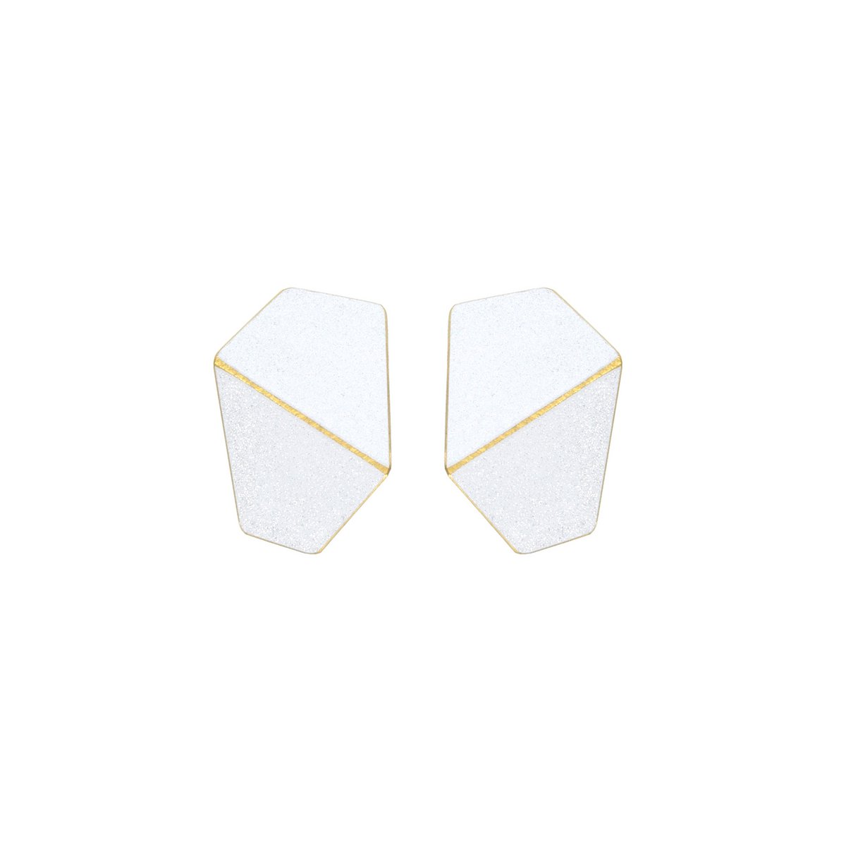 Pendientes Doblados Anchos BRILLANTES