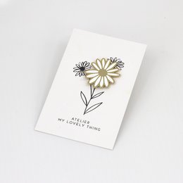 Anstecknadel Margerite - Schöne Anstecknadel einer Margerite