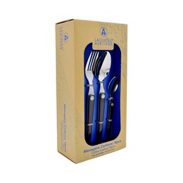 Ménagère Laguiole Héritage – Manche Carbone ABS – 16 pièces