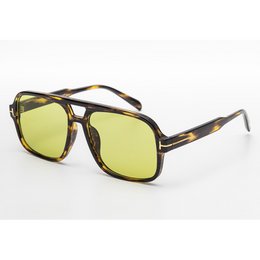 Tortoiseshell Aviator Sunglasses with Yellow Lenses – UV400 | Trend Statement