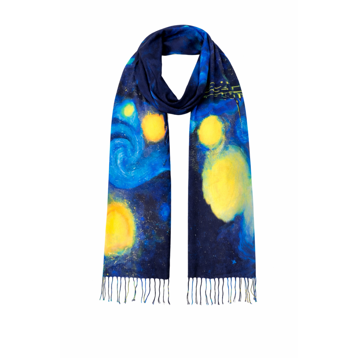 Foulard HS Painting - En 5+ modèles - Tissu plus épais - 202x72 cm
