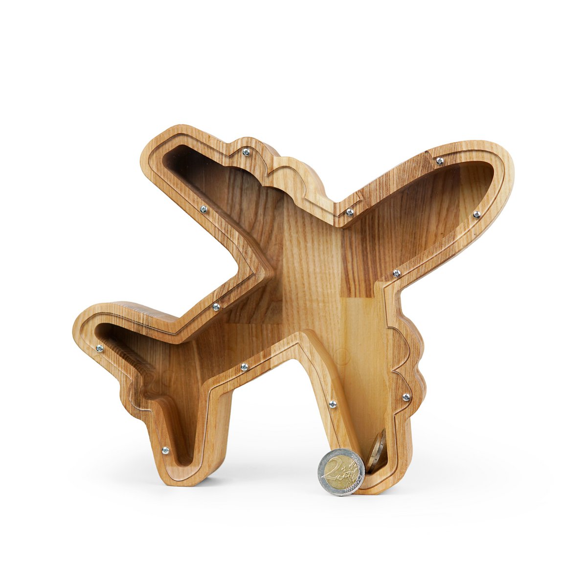 Wooden Piggy Bank Plane