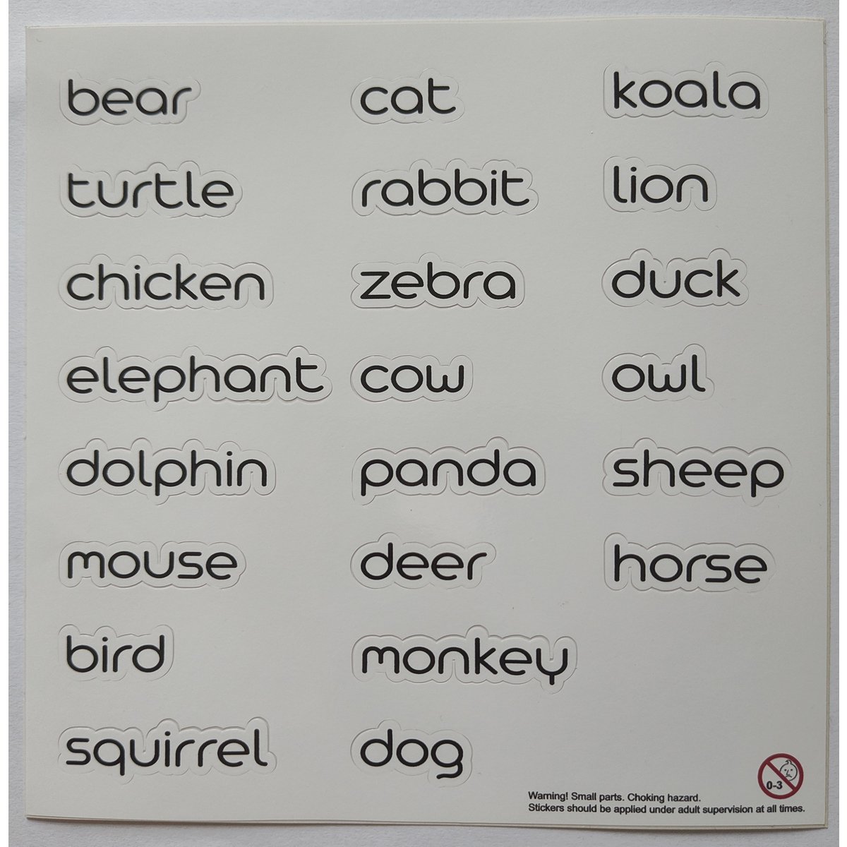 Language stickers