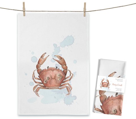 Geschirrtuch Rosy Crab