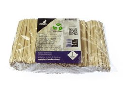 Stirring rod Kangaro wood pack of 1000 pieces 110x5x1.5mm biodegradable