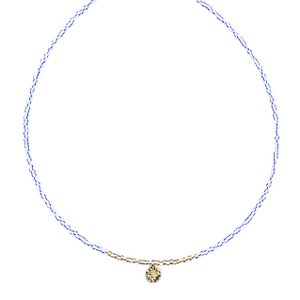 Blue striped choker
