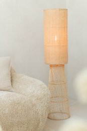 Lampa pokojowa J-Line Len/Bambus Natural