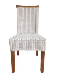 Sedia sala da pranzo sedia rattan sedia da pranzo sedia bianca perth rattan natura nucleo sostenibile