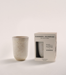 Ceramic Candle Cannes by Sunrise - Rose, Vanilla & Amber