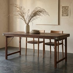 Eettafel bruin opklapbaar