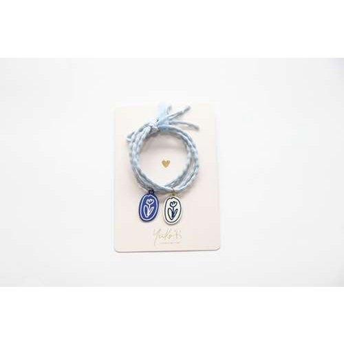 Haarelastiekjes Armband - Bloemen