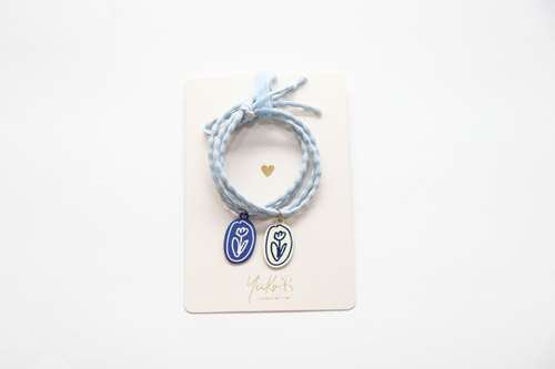 Haarelastiekjes Armband - Bloemen
