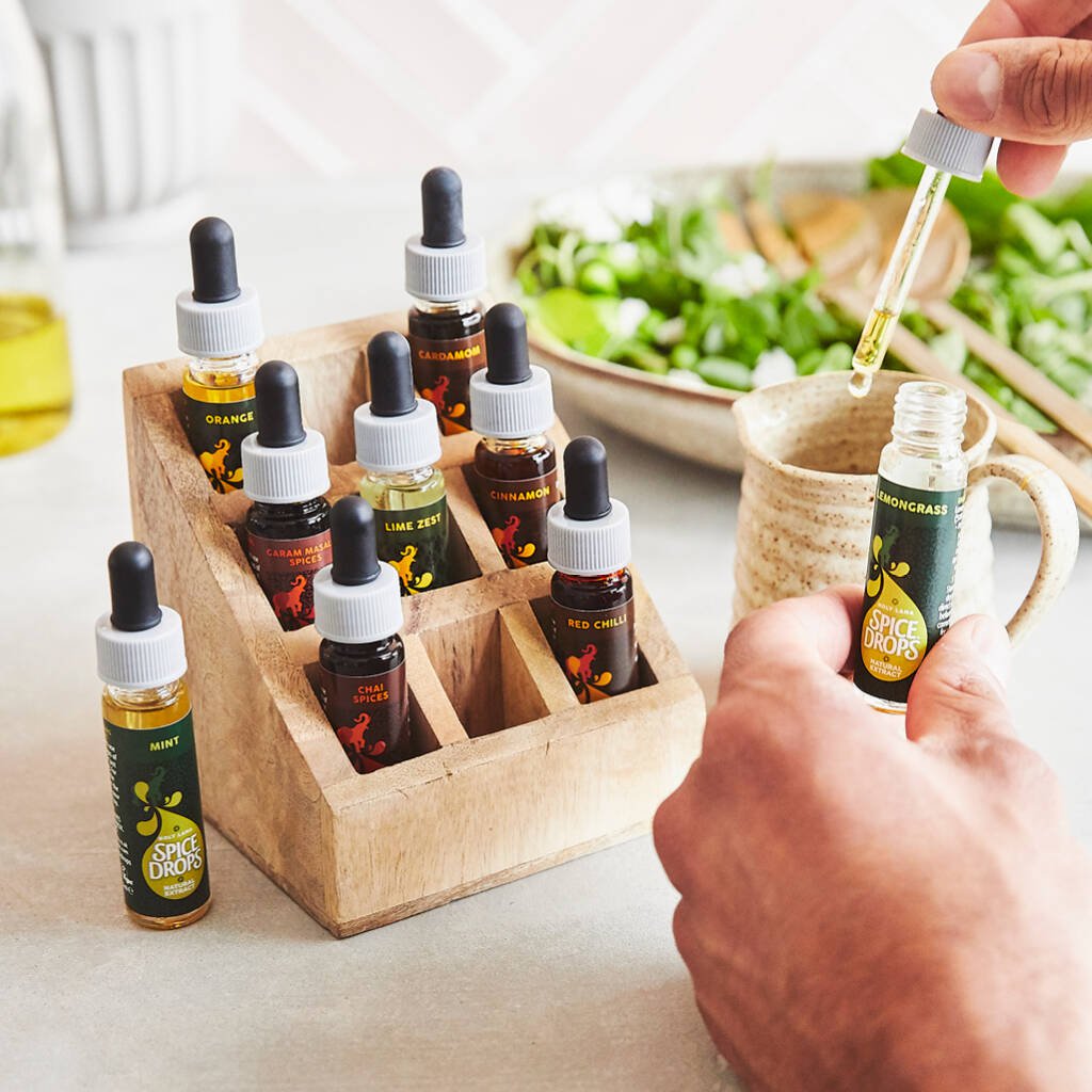 Handmade Wooden Spice Rack, Kitchen Storage Shelf